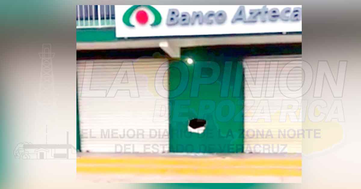 Asaltan sucursal bancaria en Venustiano Carranza