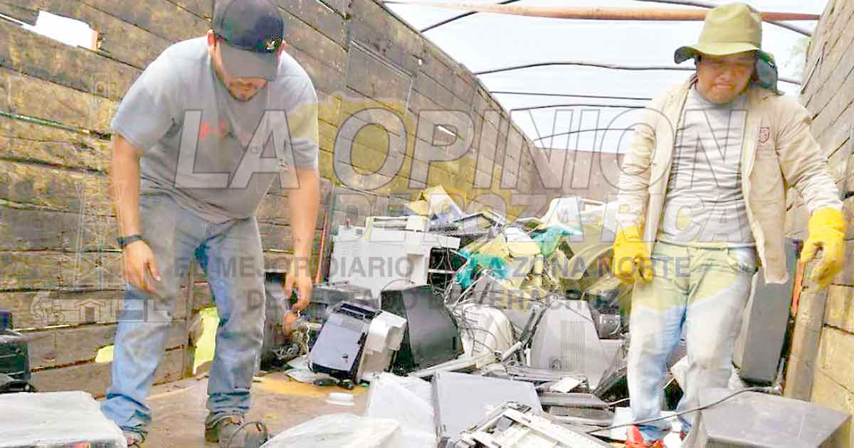 Atiborrados de basura electrónica