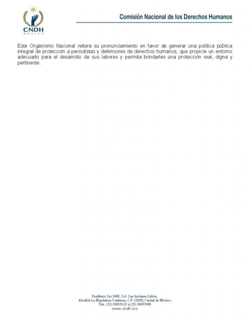 Condena CNDH agresión a periodista Mireya Ulloa, directora Editorial de La Opinión
