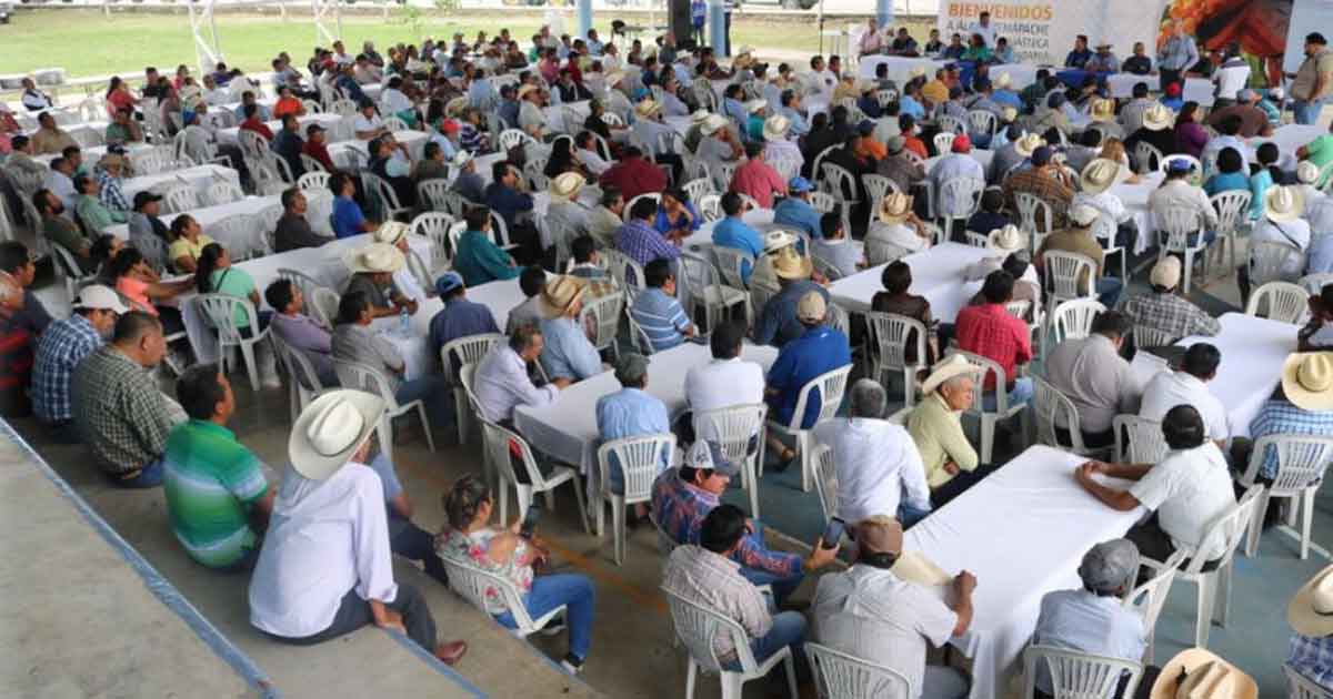 Confirma Jorge Vera Hernández que pagos de Seguro Catastrófico serán dispersados por SEDARPA en los terrenos de la feria