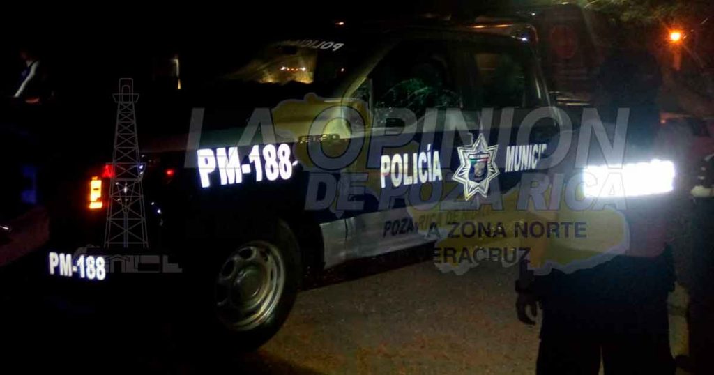 Elementos de la Policía Municipal ocasionan accidente automovilístico