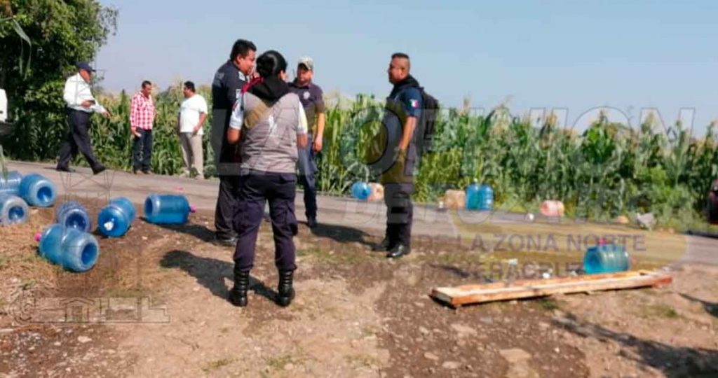 Embarazada herida en choque de la carretera Espinal-Coyutla