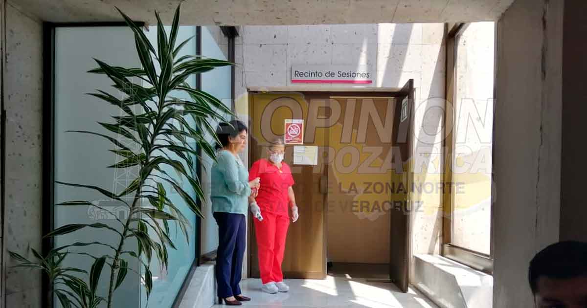 Extrema medidas de prevención en el Legislativo