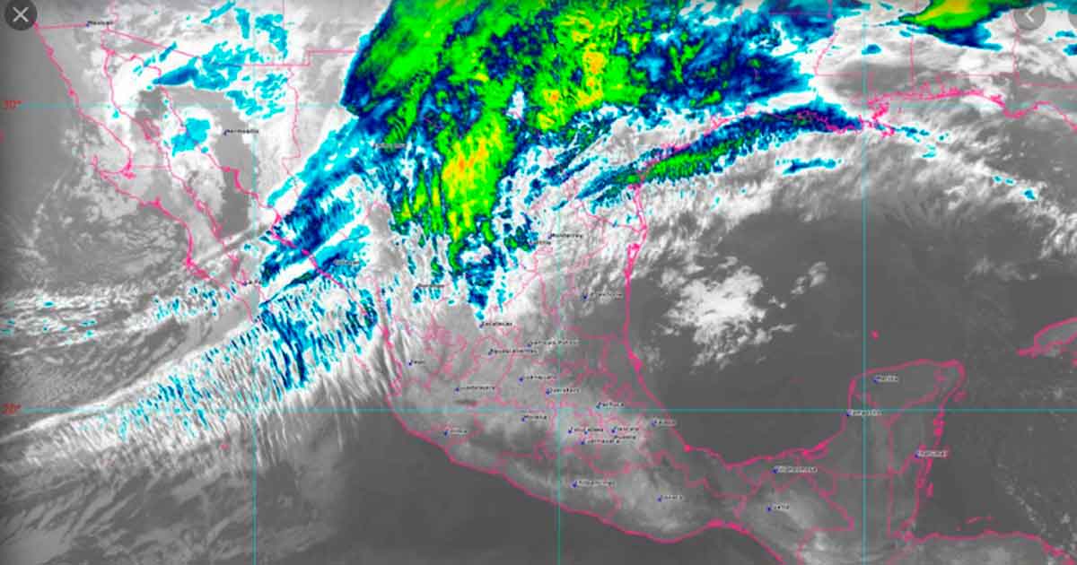 Frente frío 42 traerá chubascos y caída de nieve en algunos estados del país