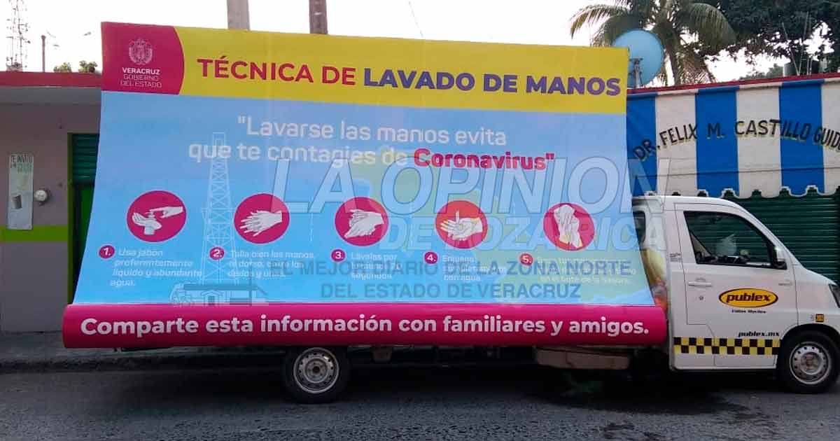 Insisten en el lavado de manos