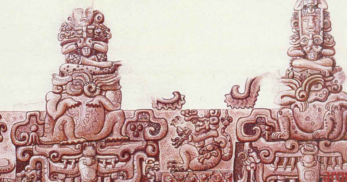 La casa de los cuatro reyes de Balamkú , Campeche