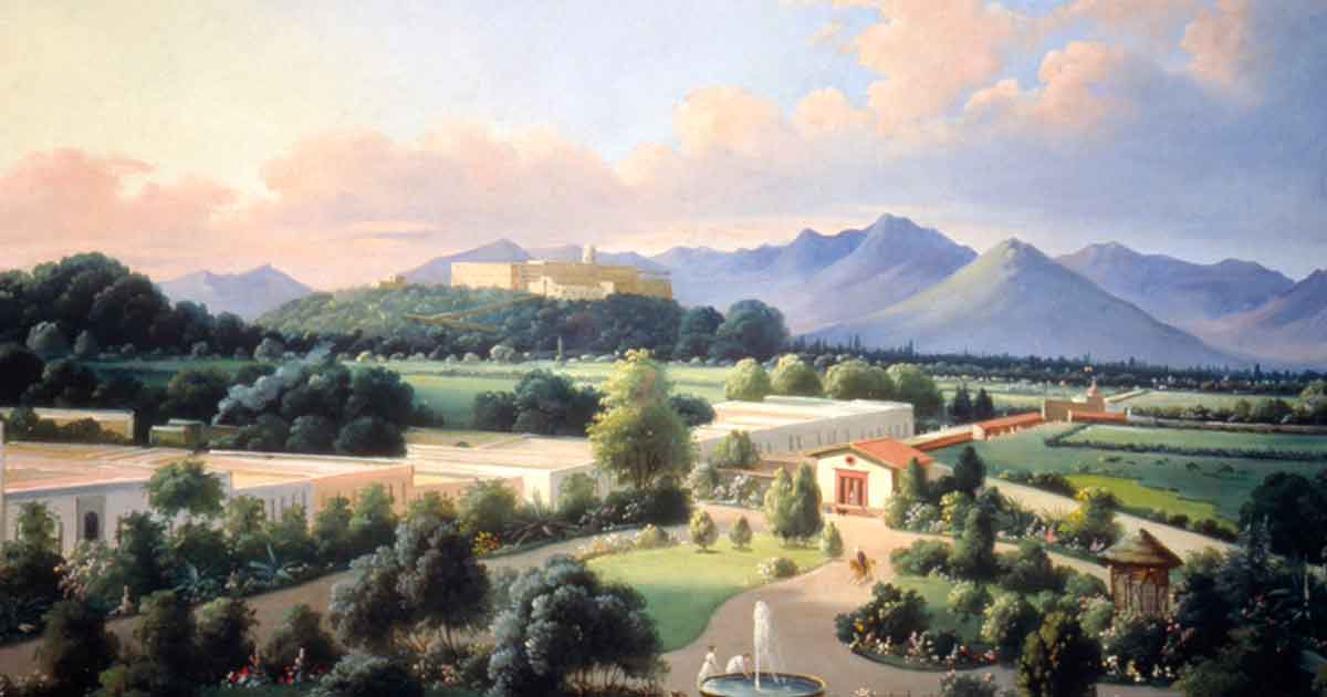 Los jardines de Chapultepec en el siglo XIX