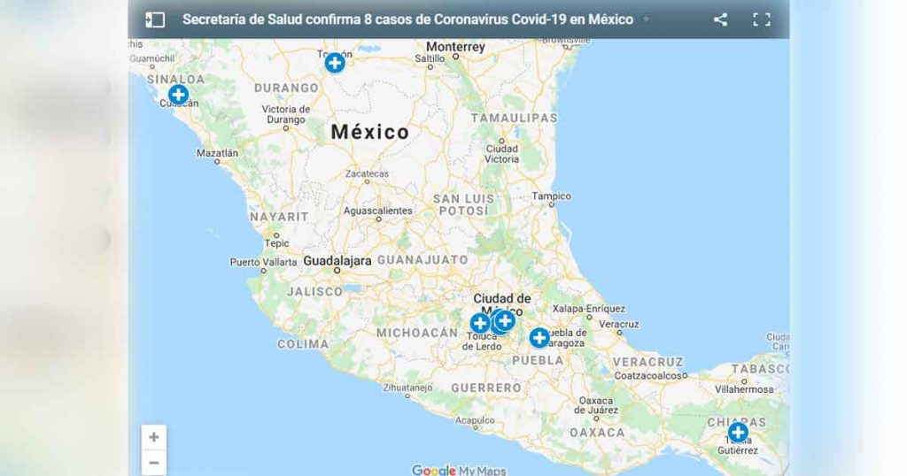 Mapa del coronavirus en México: en estos estados se han confirmado casos