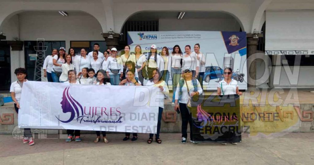 Marcha silenciosa y con escasa participación de mujeres en Tuxpan