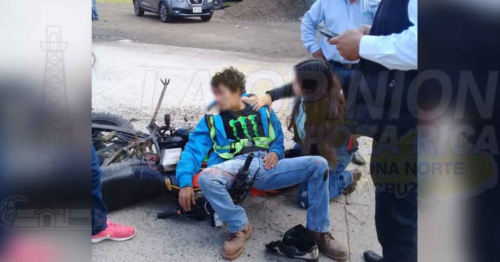 Motociclista lesionado en Naranjos