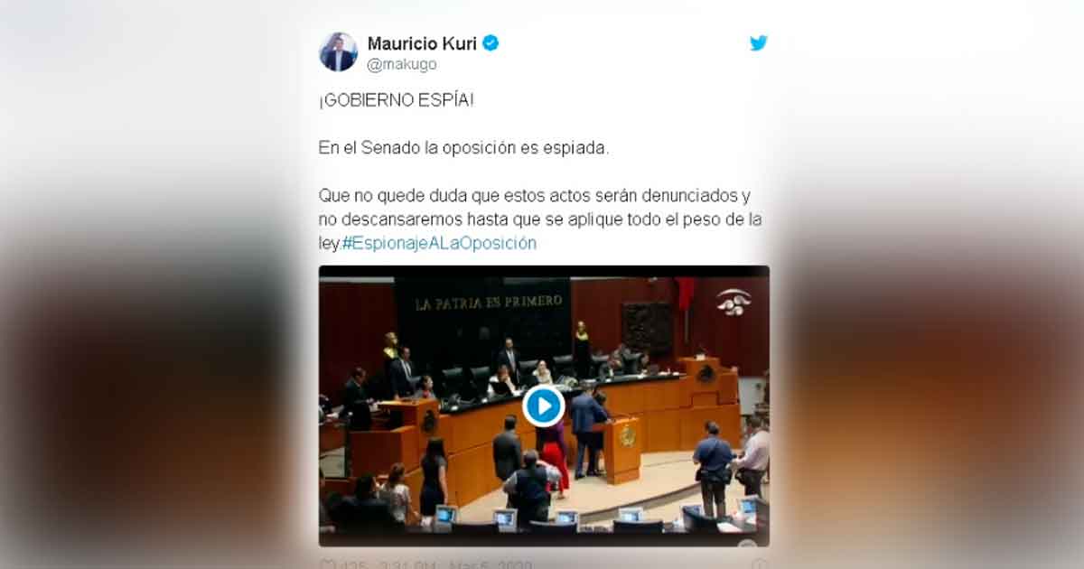 Panistas acusan espionaje de Morena