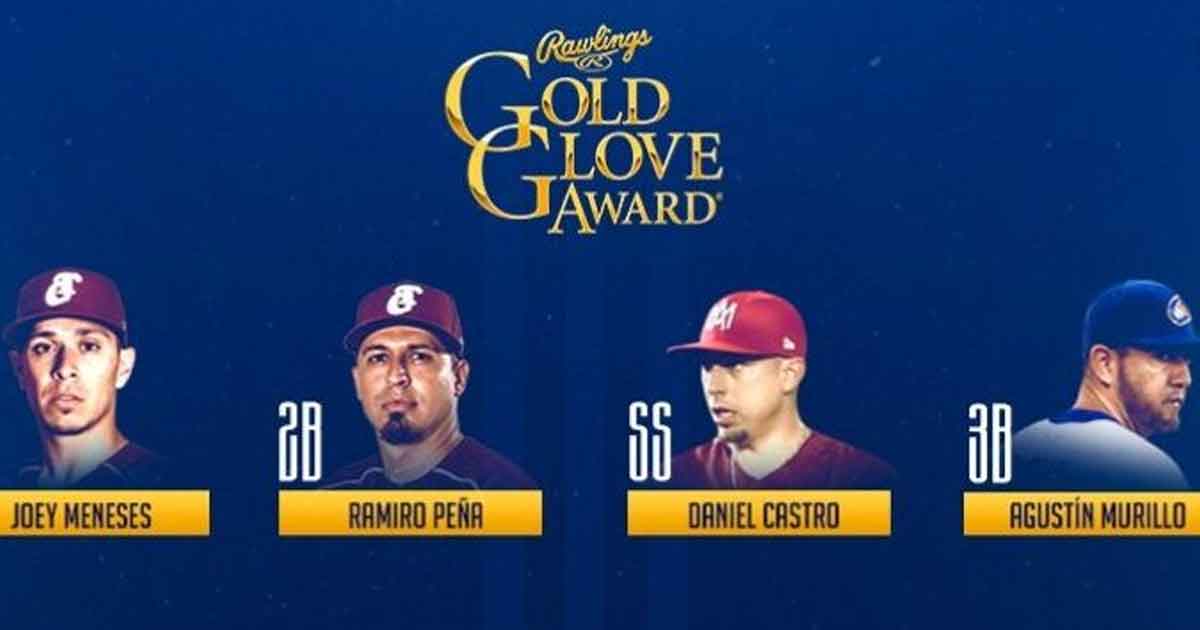 Presentó la LMP a los peloteros ganadores del Guante de Oro