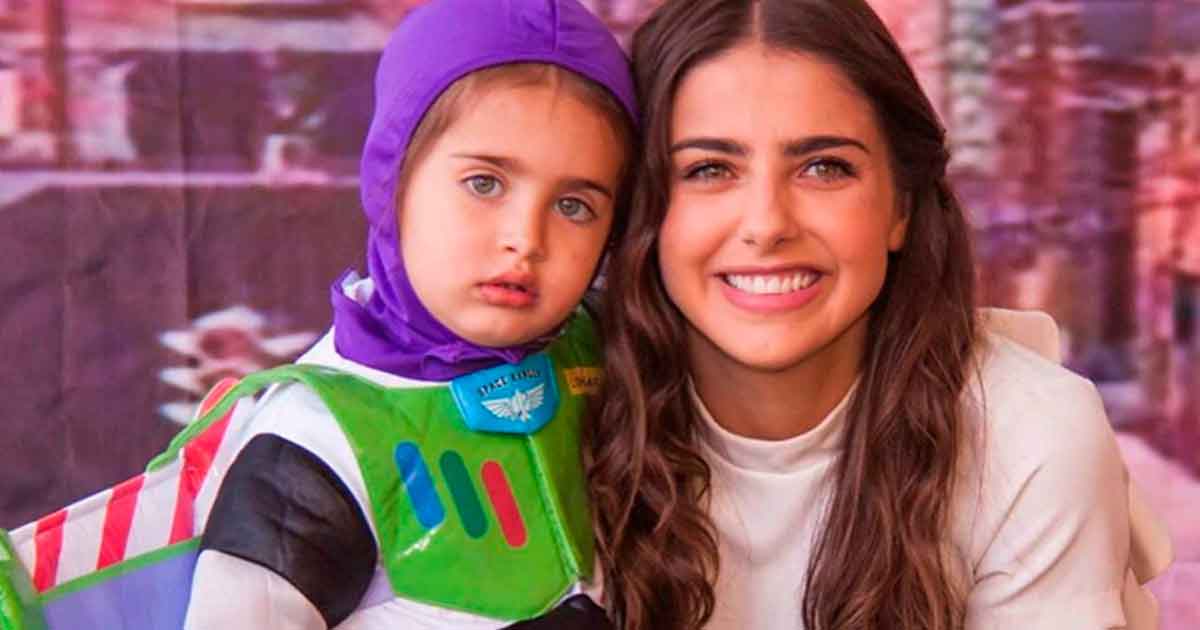 Marcelo, el hijo de Michelle Renaud, convertido en un tierno Buzz para celebrar su tercer cumpleaños