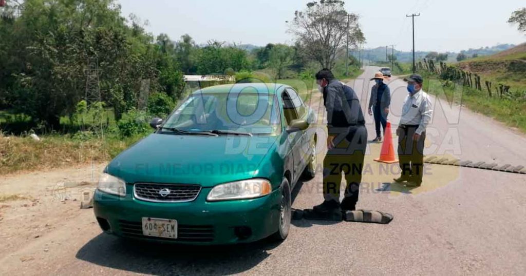 Activan cerco sanitario en la Sierra del Totonacapan