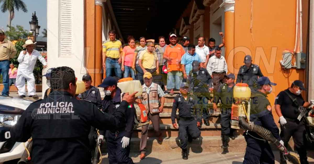 Activan cerco sanitario en la Sierra del Totonacapan