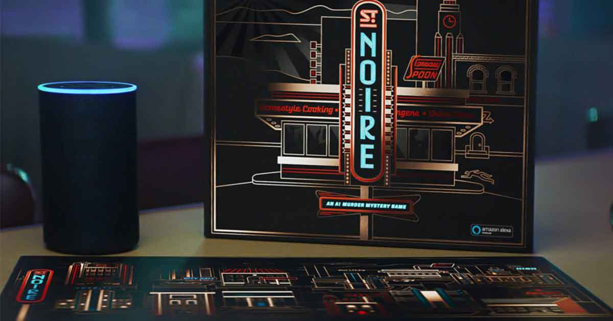 St. Noire, un juego de mesa que interactúa con Alexa, el asistente de voz de Amazon