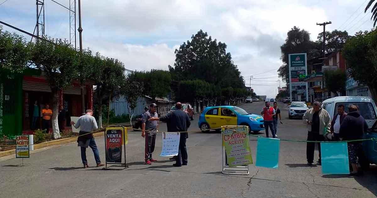 Termina manifestación y liberan acceso en Huauchinango