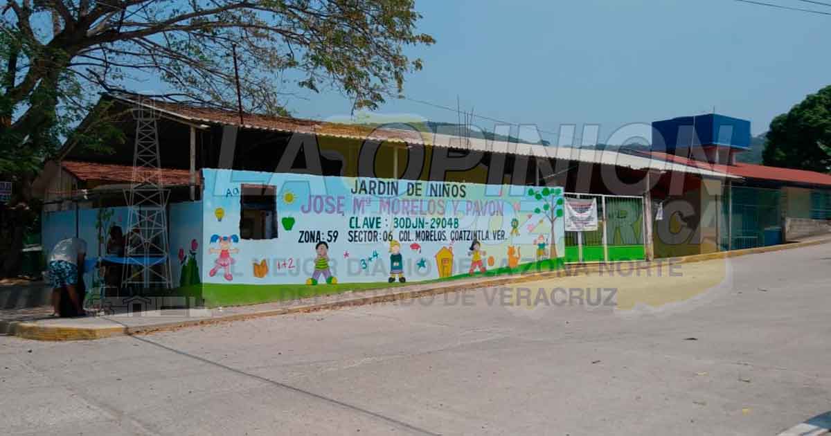 Van tres robos en planteles educativos de Coatzitla