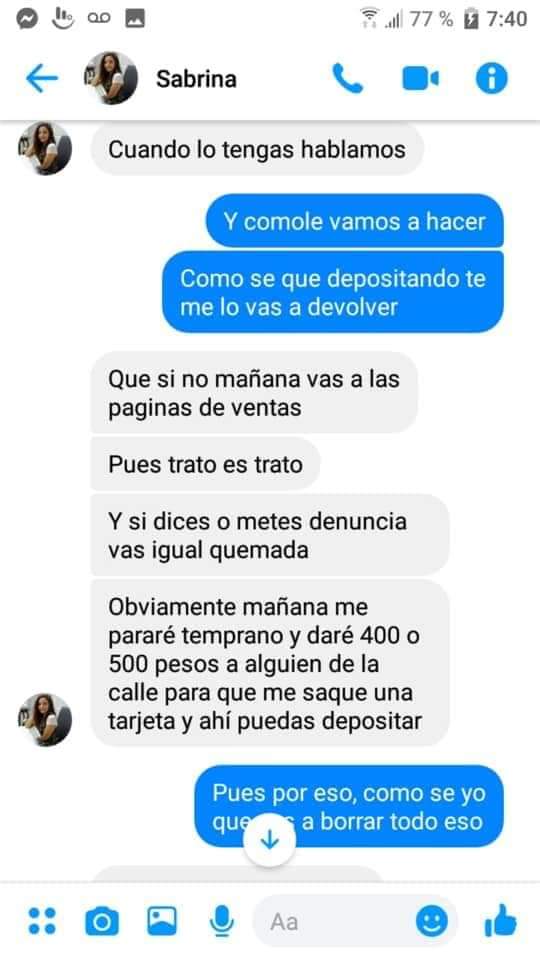 Le roban identidad e intentan extorsionarla