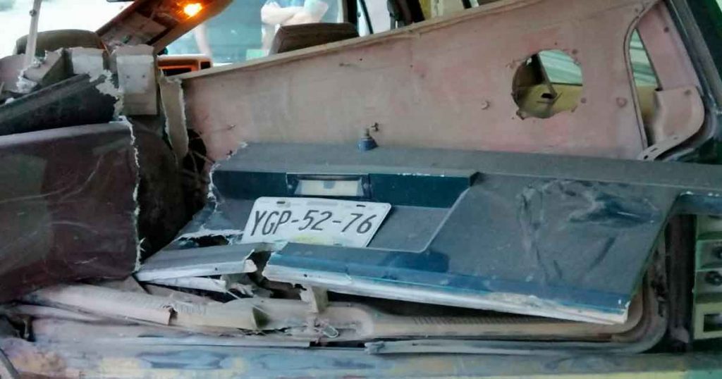 Carambolazo en el bulevar Álamo-Ídolo