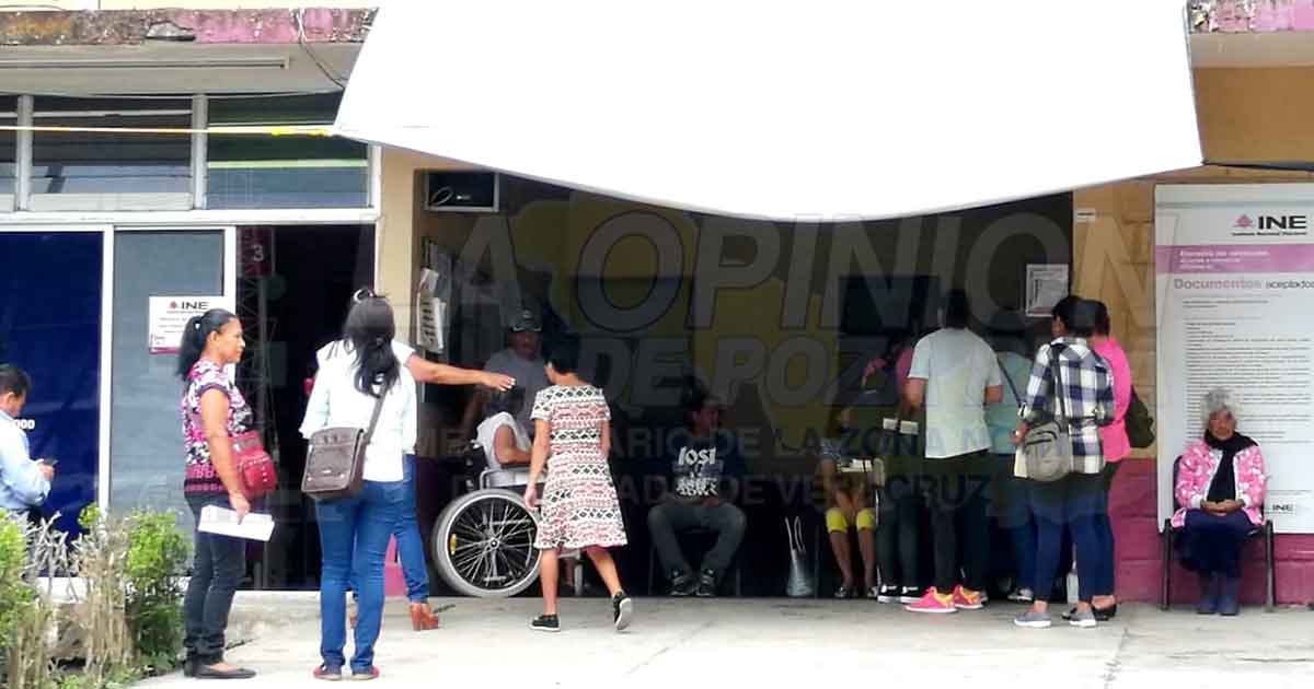 Suspenden actividades módulo del INE en Tuxpan