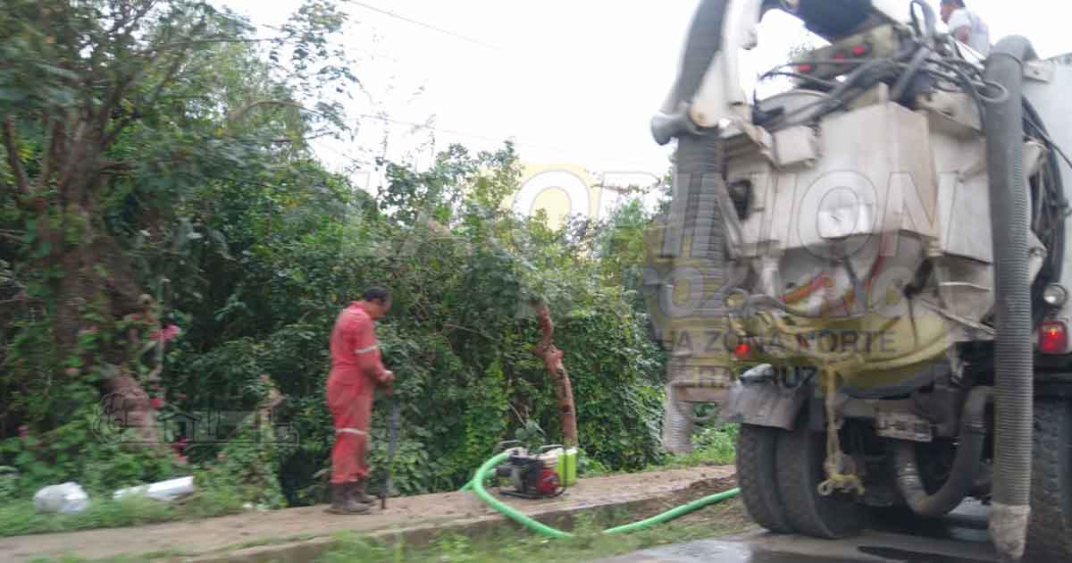 Con drenaje nuevo evitarán contaminación en Cazones