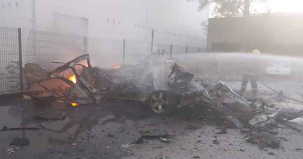 Detonan coche bomba en campamento de la guardia nacional