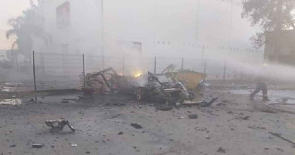 Detonan coche bomba en campamento de la guardia nacional