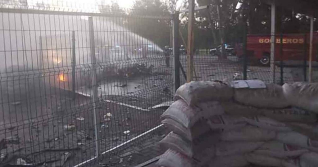 Detonan coche bomba en campamento de la guardia nacional