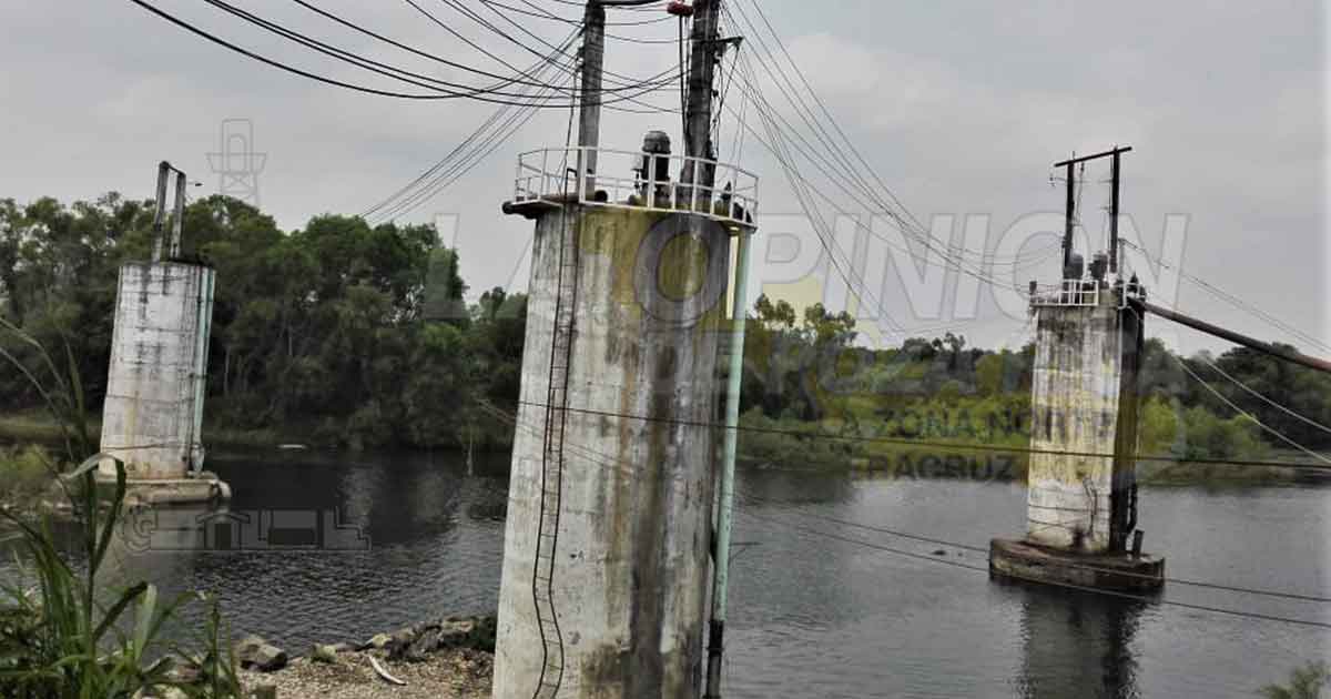 Baja nivel del río y se secan pozos en seis comunidades