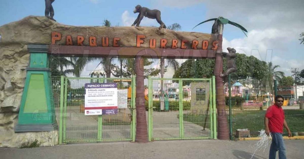 Cierran parques infantiles en Poza Rica