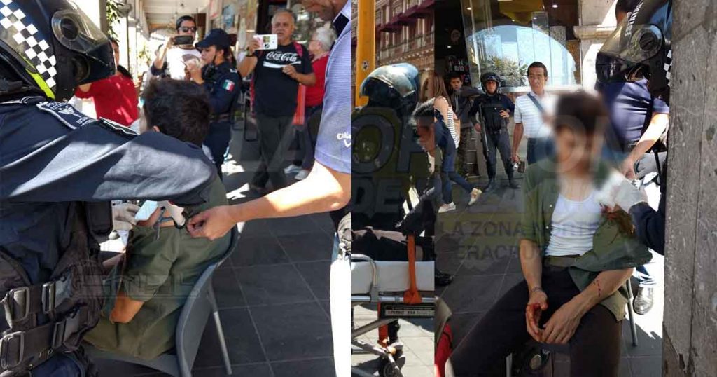 Otra de taxistas: joven ciclista choca contra portezuela mal abierta
