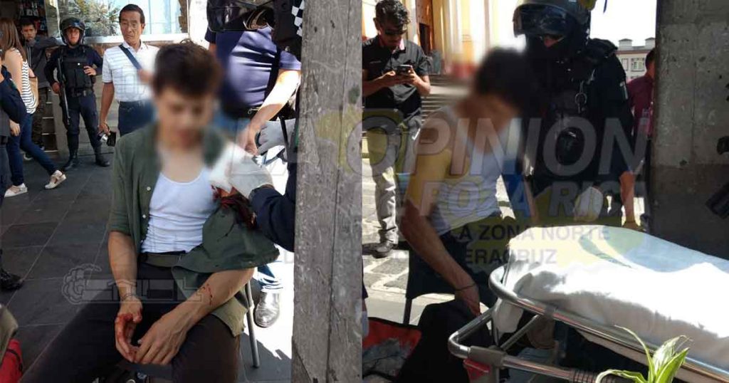 Otra de taxistas: joven ciclista choca contra portezuela mal abierta