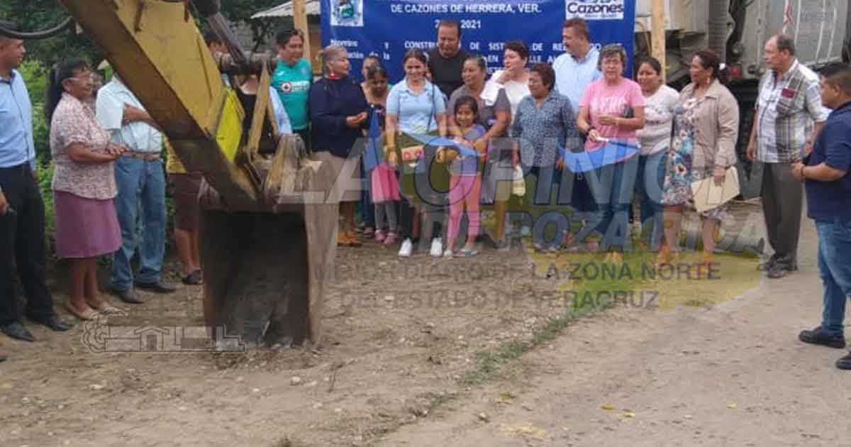 Arranca la obra del sistema de drenaje en Barrio El Paraíso