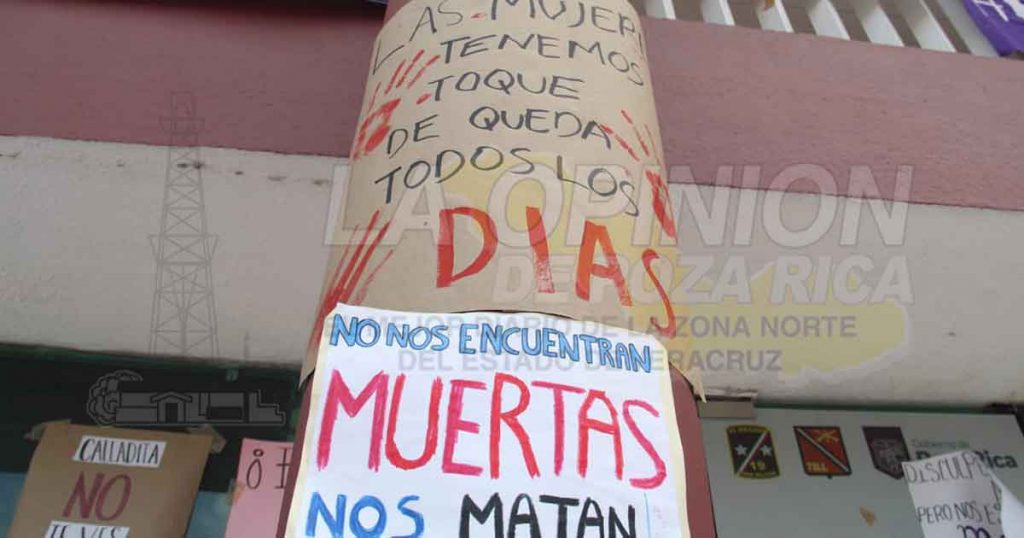 Un día sin nosotras en la ciudad de Poza Rica