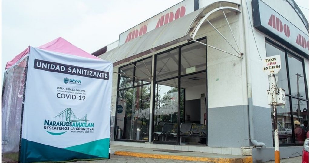 Se instalan dos módulos sanitizantes en Naranjos
