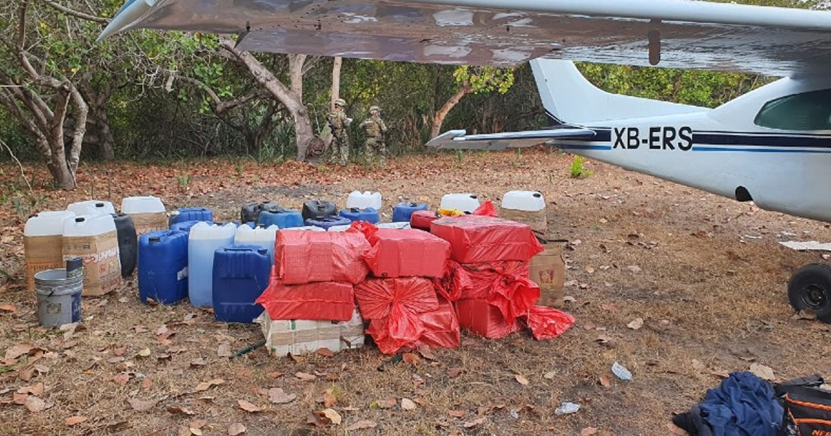 Semar asegura 358 kilos de cocaína en inmediaciones del poblado de Aztlán, Chiapas