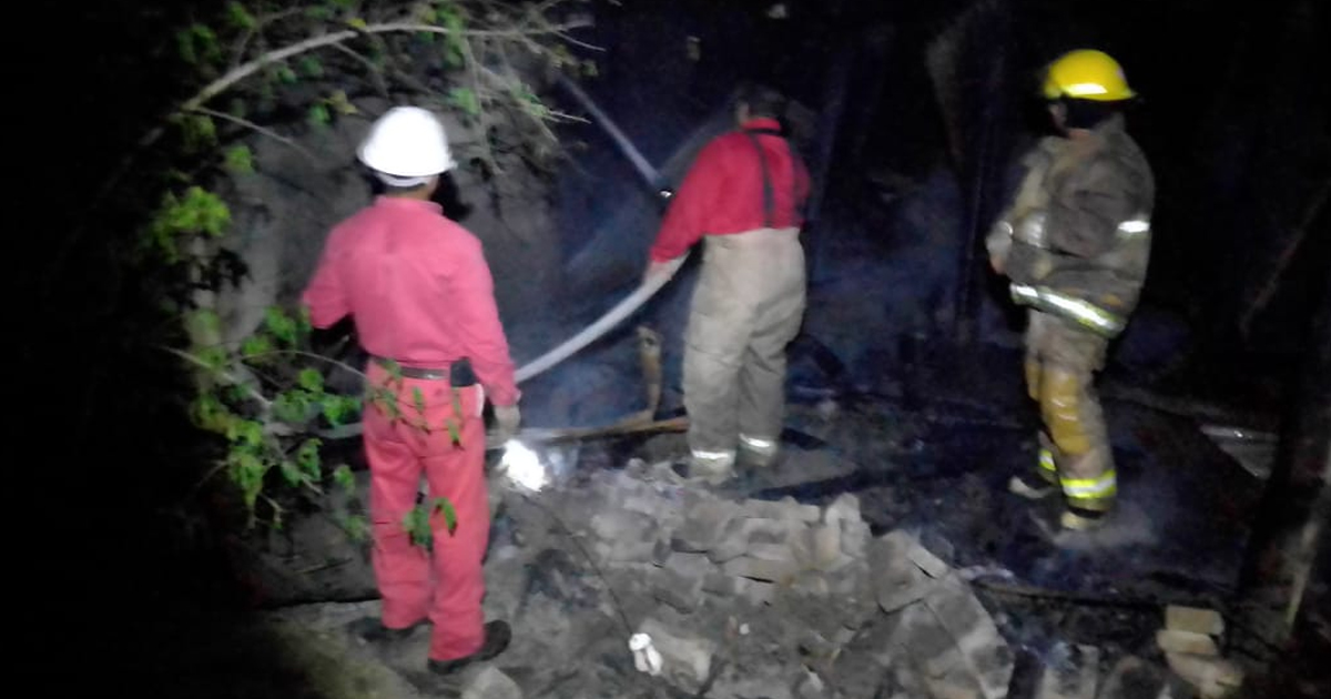 Se incendia cocina rustica en Cerro Azul