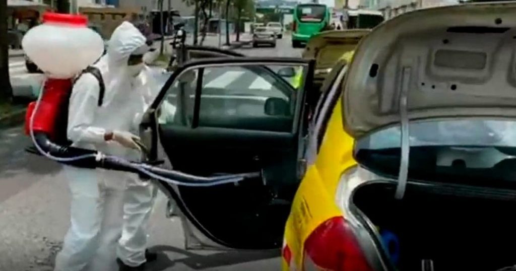 Arranca Gobierno de Poza Rica Campaña de Sanitización para Transporte Público