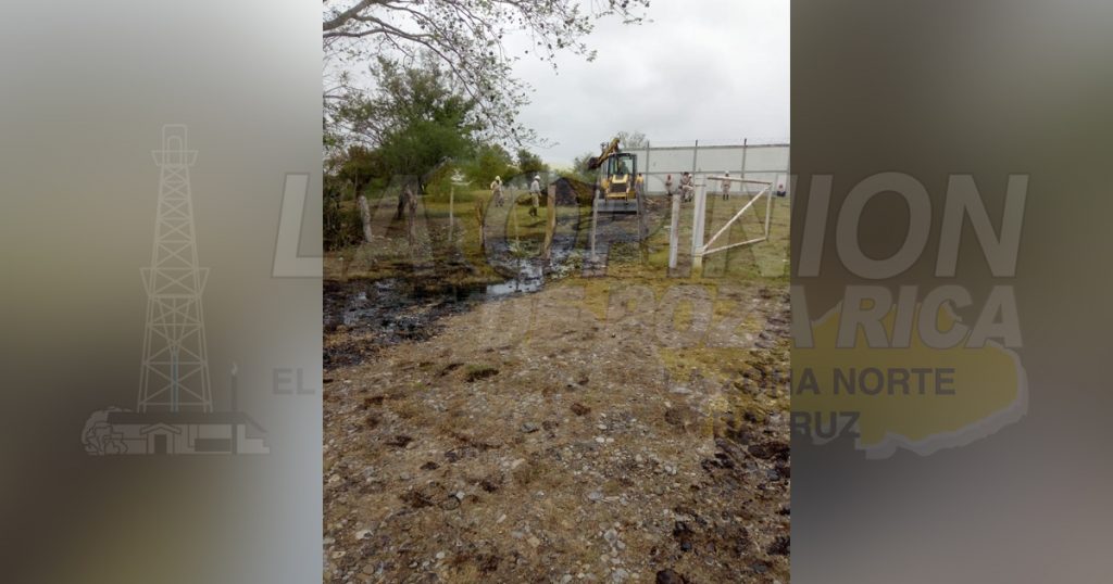 Enésima fuga de aceite en horcones