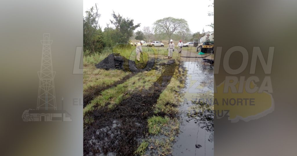 Enésima fuga de aceite en horcones