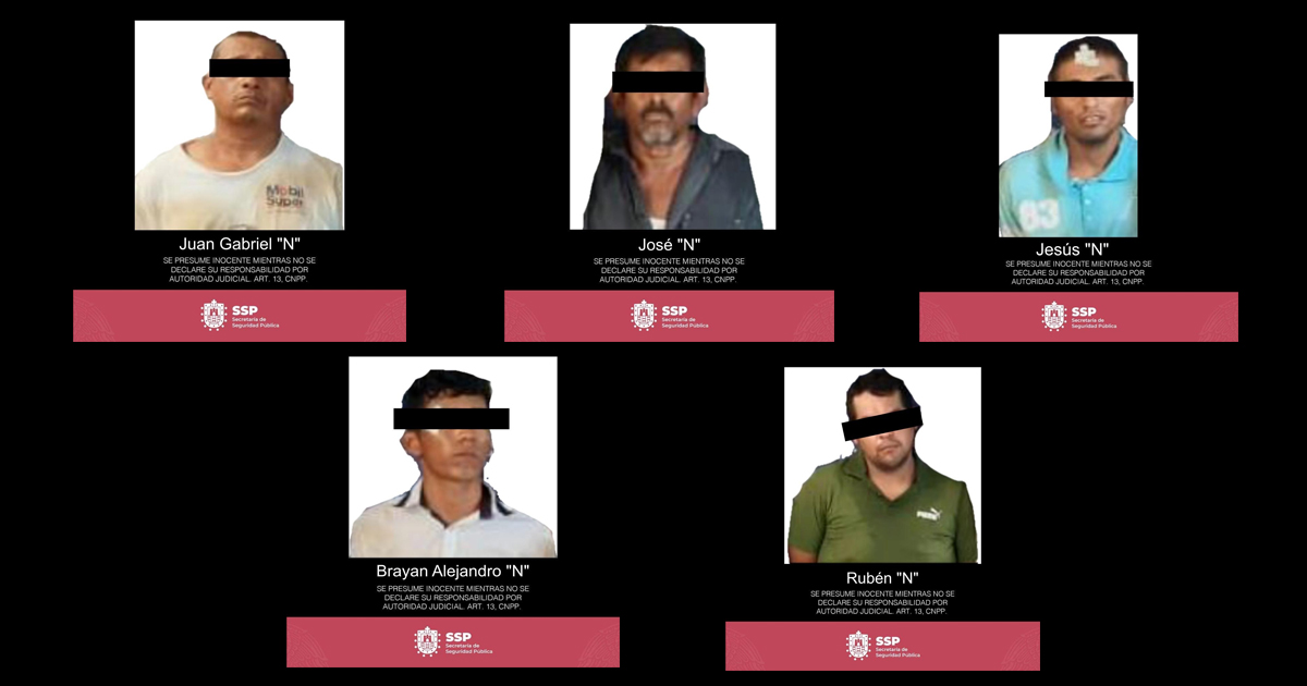 Andaban armados y con droga