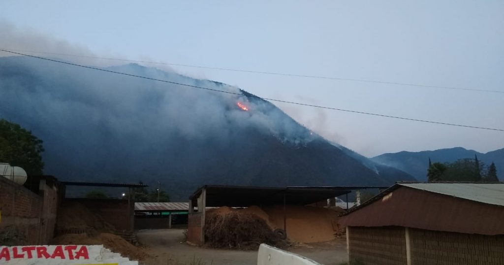 Arde Maltrata, no pueden contra incendio forestal