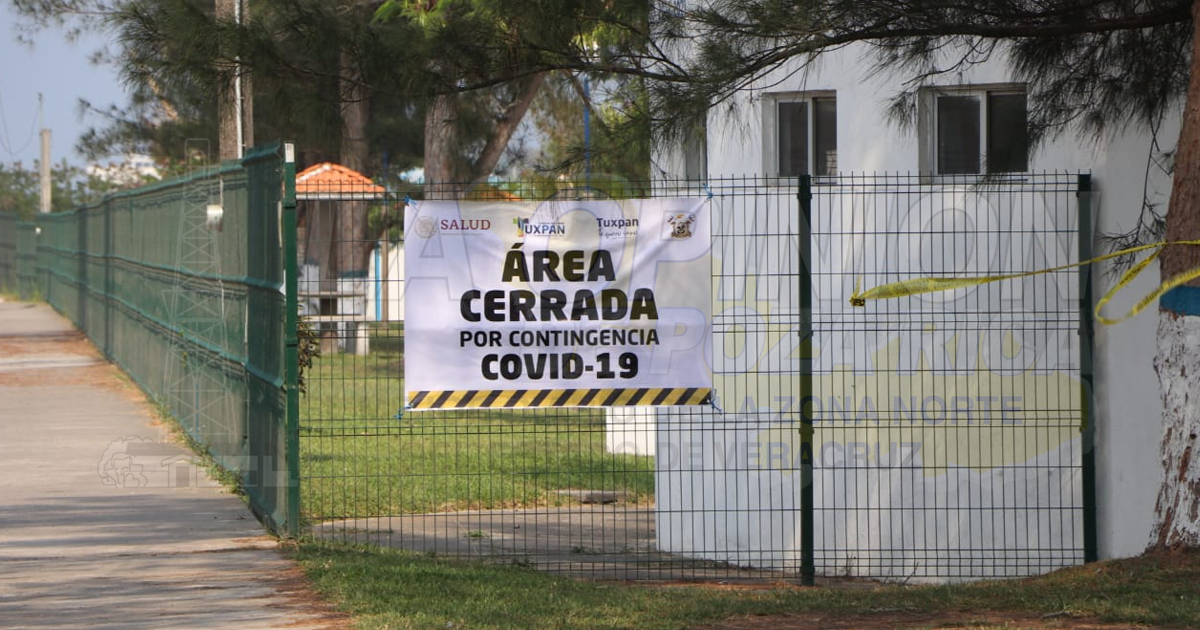 Cierran todos los espacios de recreo y deportivos en Tuxpan