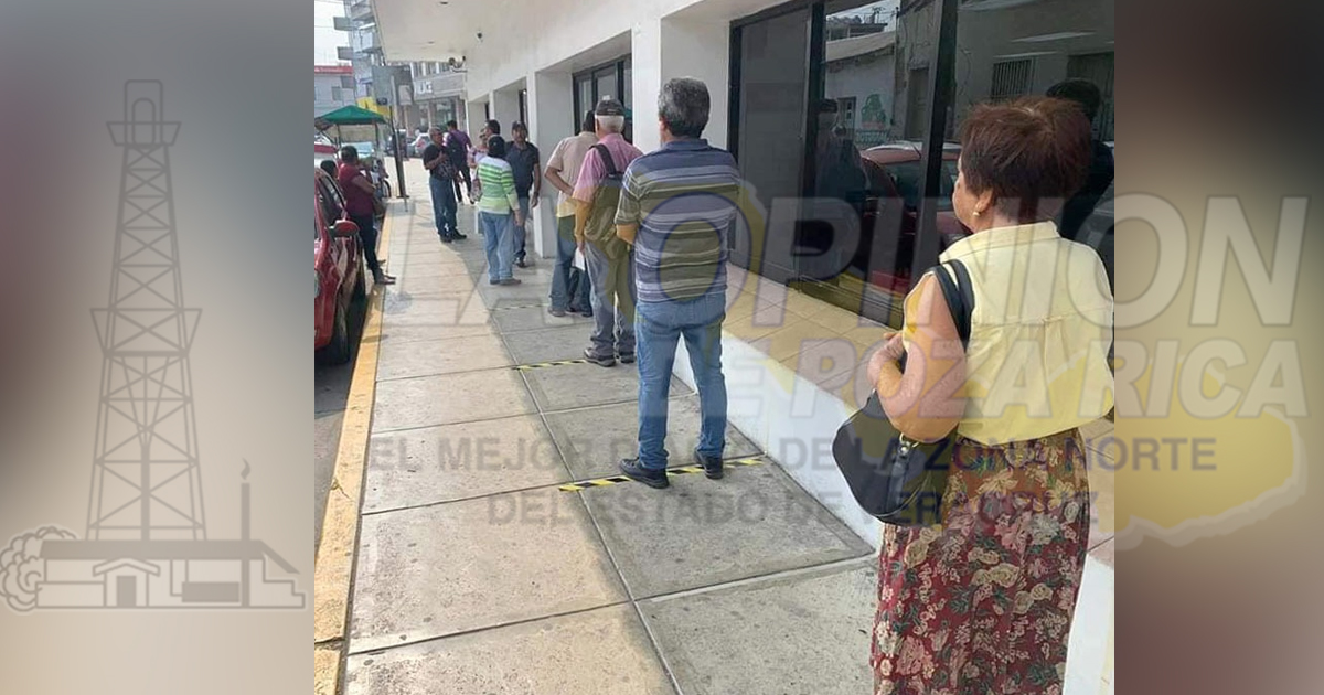 Les pintan su raya a usuarios de instituciones bancarias en Tuxpan