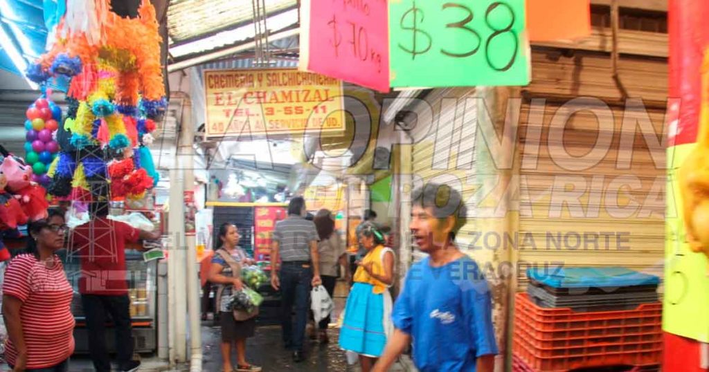 Bajas ventas en el mercado Poza Rica