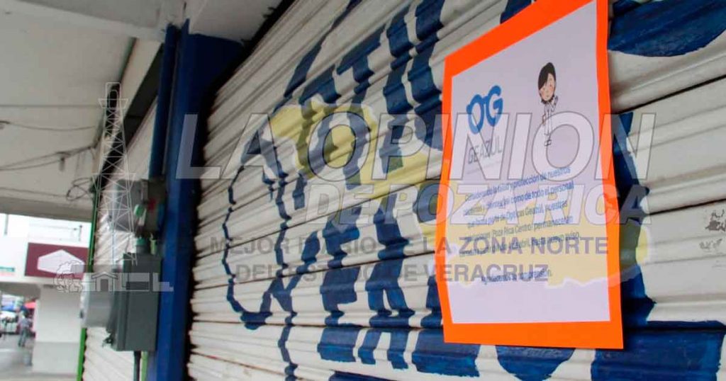 Cierran negocios en Poza Rica