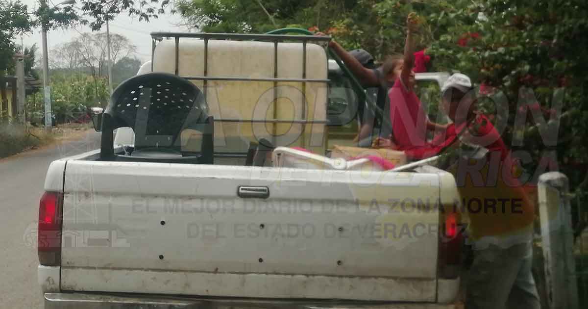 Comienza el estiaje de agua en Espinal
