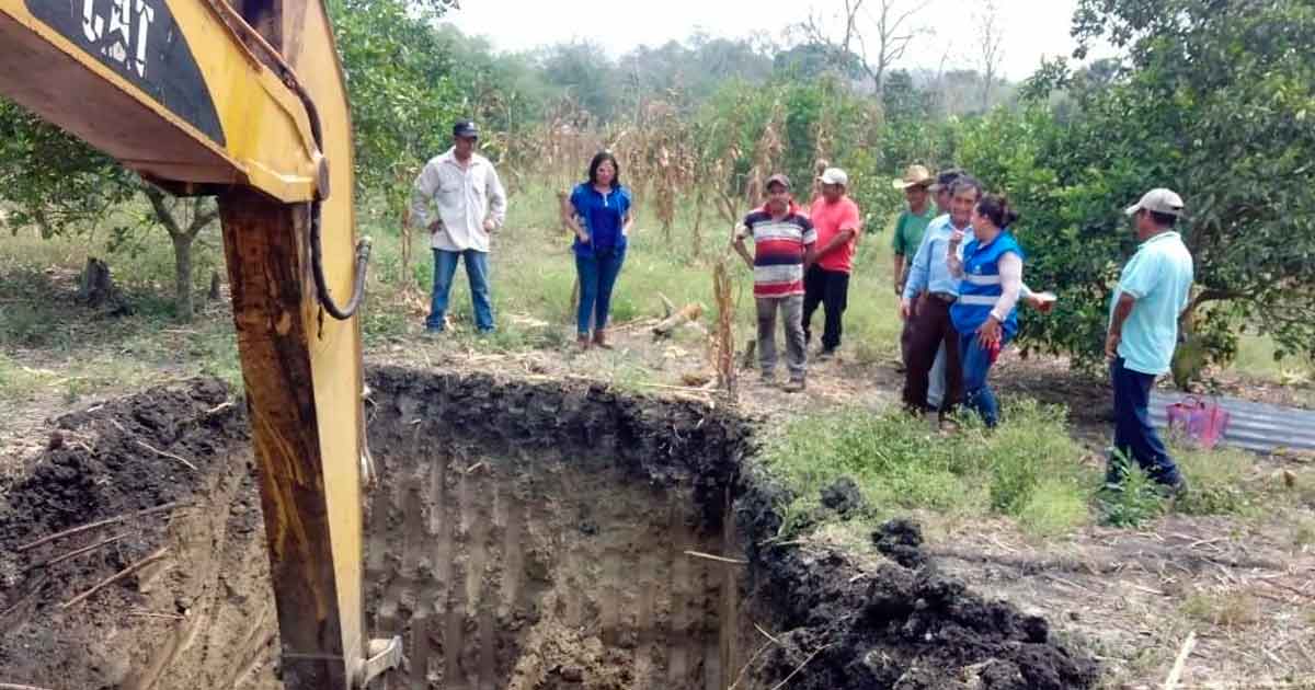 Gobierno de Jorge Vera Hernández perfora pozos en busca de veneros para las comunidades y entrega agua en pipas a la sequía prolongada