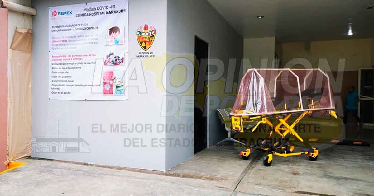 Construyen y equipan un módulo de Covid-19 en hospital de Pemex